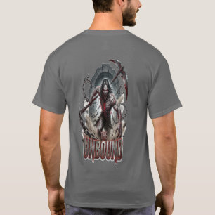 THE UNBOUND – Camiseta Gráfica Dark Fantasy Reaper