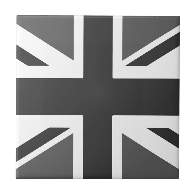 The Union Jack British Flag Ceramic Tile (Frente)