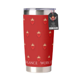 The WORK LOVE BALANCE Red Fiery Heart