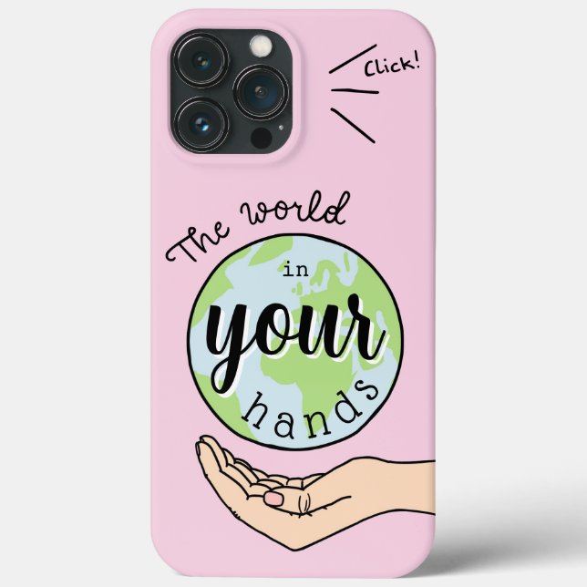 the world in your hands Case-Mate iPhone Hülle (Verso)