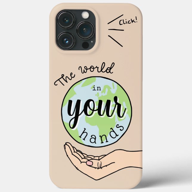 the world in your hands Case-Mate iPhone Hülle (Verso)