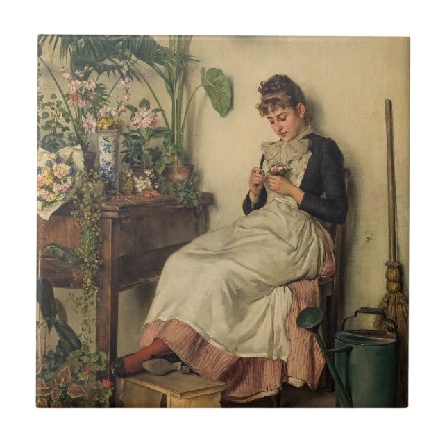 The Young Florist (por Carl Zewy) (Frente)