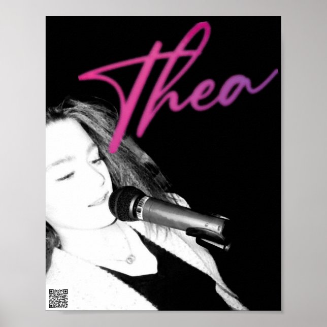 Thea Singing Poster (Frente)