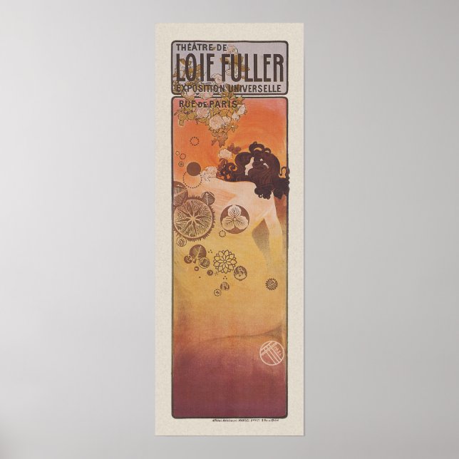 Theater De Loie Fuller Poster (Frente)