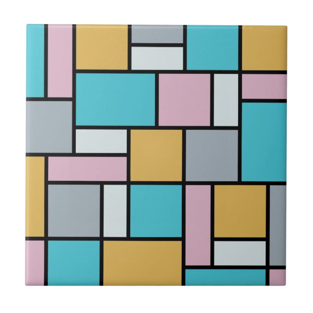 Theo Van Doesburg - Composição 17 - Arte Mondrian (Frente)