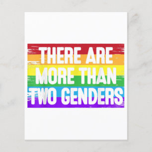 There Are More Than 2 Genders T Shirt Two Gift Men