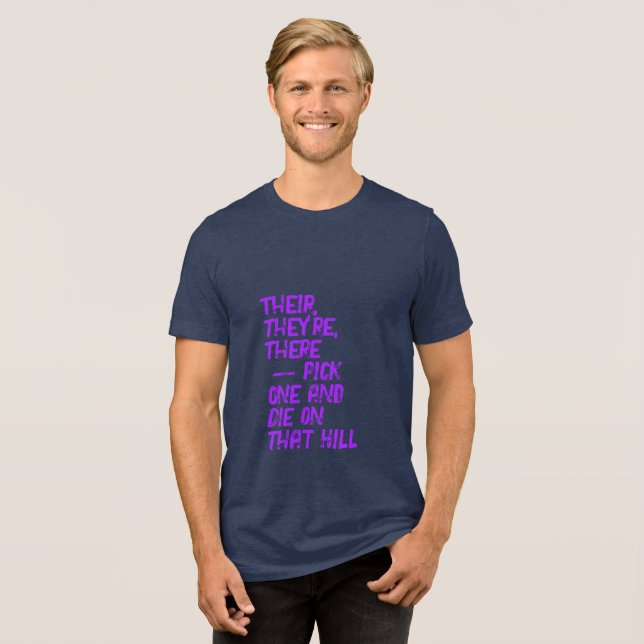There, Their / Your, You're Tee Shirt (Frente Completa)
