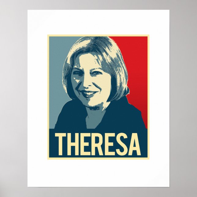 Theresa Propaganda Poster - (Frente)