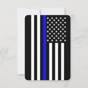 Thin Blue Line Estilo Americano