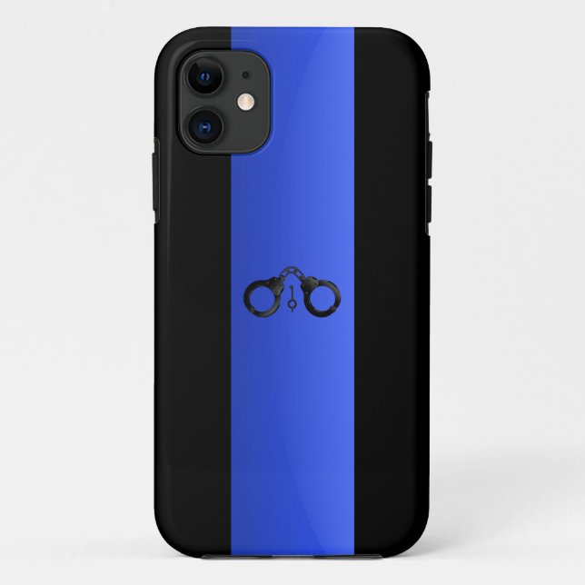 Thin Blue Line & Pulseiras Caso-Mate Capinha para  (Verso)