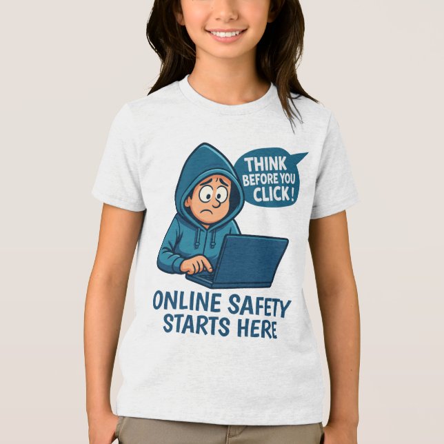 Think Before You Click - Online Safety Awareness (Frente)
