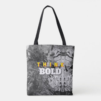 THINK BOLD Abstract Tote