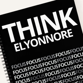 Think Focus - Modern Black And White Typography