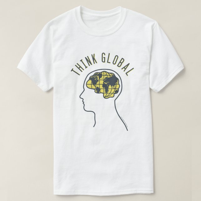 Think Series: Pensar em uma camiseta básica global (Frente do Design)