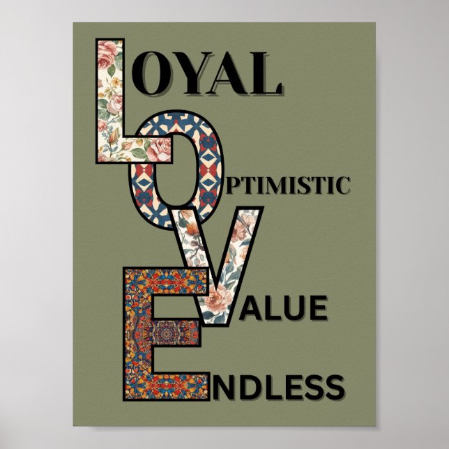 This beautiful poster show love charater (Frente)