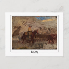 Thomas Eakins #10 - Cartão postal de arte fina