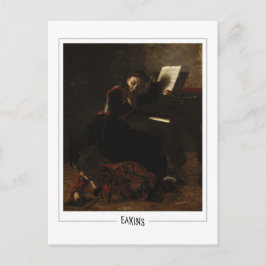 Thomas Eakins #19 - Cartão postal de arte fina
