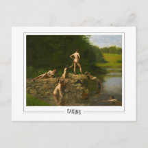 Thomas Eakins #414 - Cartão Postal de Arte Fina