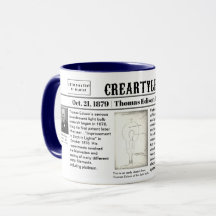 Thomas Edison 1879 caneca