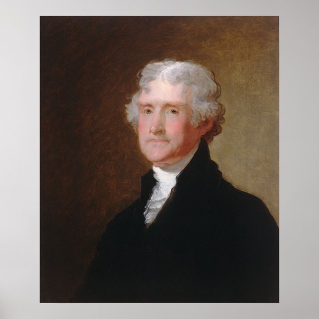 Thomas Jefferson - Gilbert Stuart Fine Art Poster (Frente)