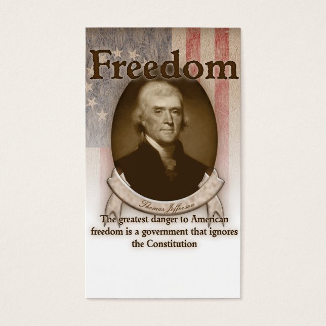 Thomas Jefferson - Liberdade (Frente)