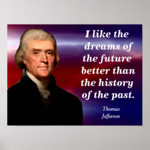 Thomas Jefferson - poster das citações