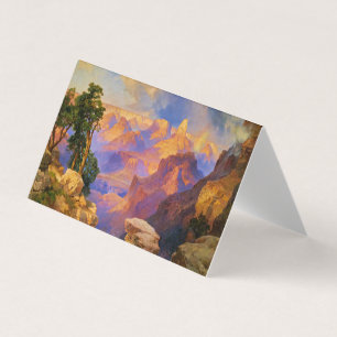 Thomas Moran art, Grand Canyon com arco-íris