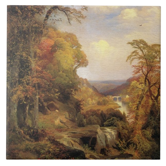 Thomas Moran, no Wissahickon... (Frente)
