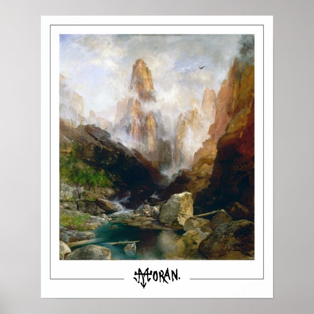 Thomas Moran Zedign Art Poster nº 10 (Frente)