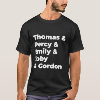 Thomas O Comboio Coloca As Camisas Thomas Nomes Do