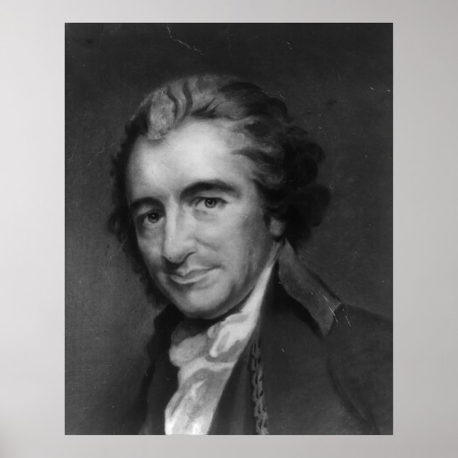 THOMAS PAINE por Auguste Millière Impressão (Frente)