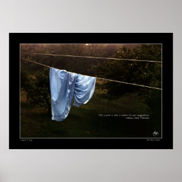 Thoreau Cotação Poster "O mundo é apenas uma canva