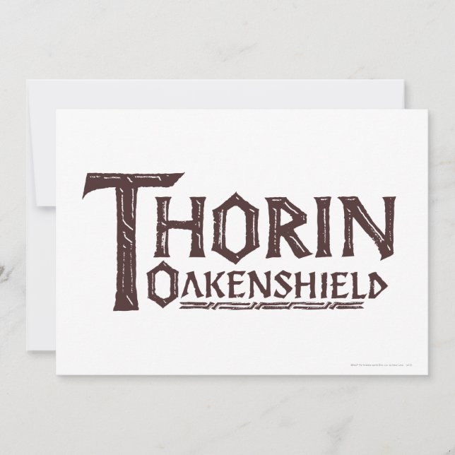 THORIN OAKENSHIELD™ Logo Brown (Frente)
