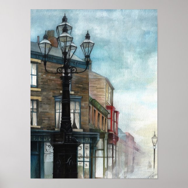 Thornaby 5 Lamps, Misty - POSTER (Frente)