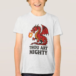 Thou Art Mighty Red Dragon With Fire Breath
