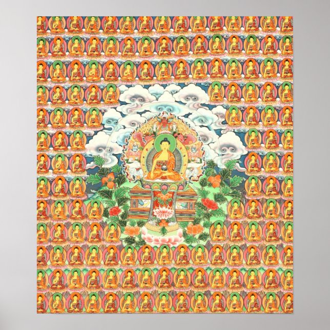 Thousand Buddha Poster (Frente)