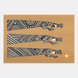 Three Wise Men Black & White Christmas Nativity