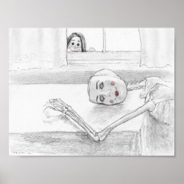 "Through Window" por Christiane Cegavske Poster