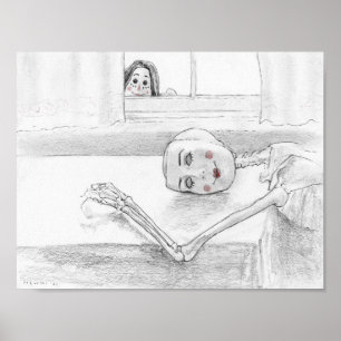 "Through Window" por Christiane Cegavske Poster