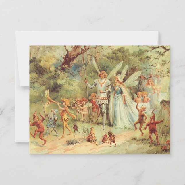 Thumbelina e Prince Wedding, Vintage Fairy Tales (Frente)