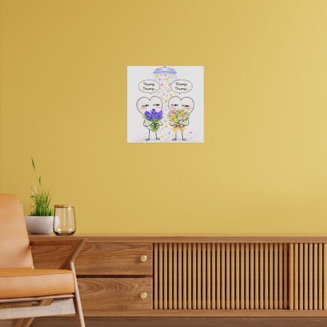 Thump Thump – Gentle Heart Poster (Sala de Estar 2)