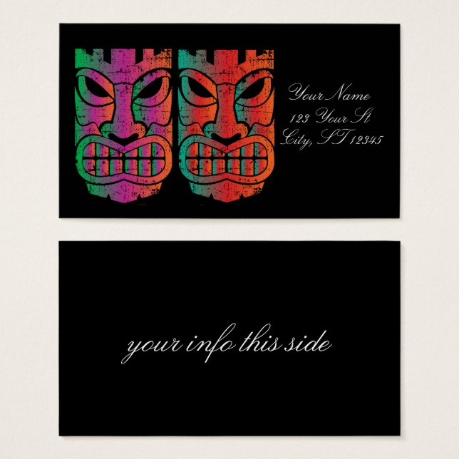 Thunder_Cove da Escultura Twin Tiki (Frente & Verso)