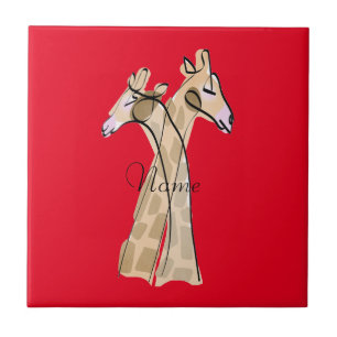 Thunder_Cove do Casal Girafa em forma de moeda