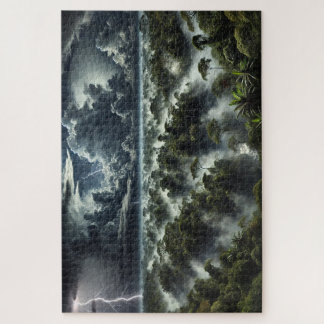 "Thunder Over Canopy" - Quebra-cabeça de serra