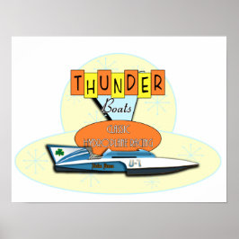 Thunderboat Poster clássico