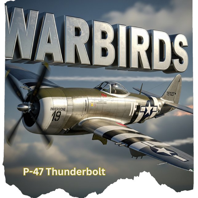 Thunderbolt Vintage WII P- 47 (Criador carregado)