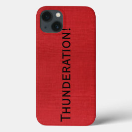 Thunders! bold texto negro na Foto do Red Linen
