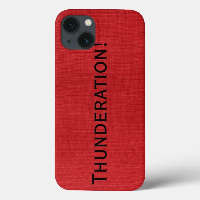 Thunders! bold texto negro na Foto do Red Linen (Verso)