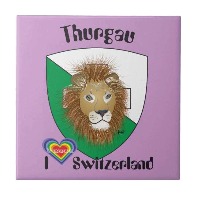 Thurgau Schweiz Fliese (Frente)