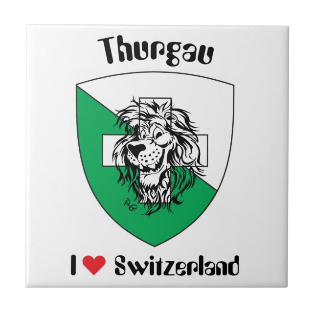 Thurgau Suíça lajota (Frente)